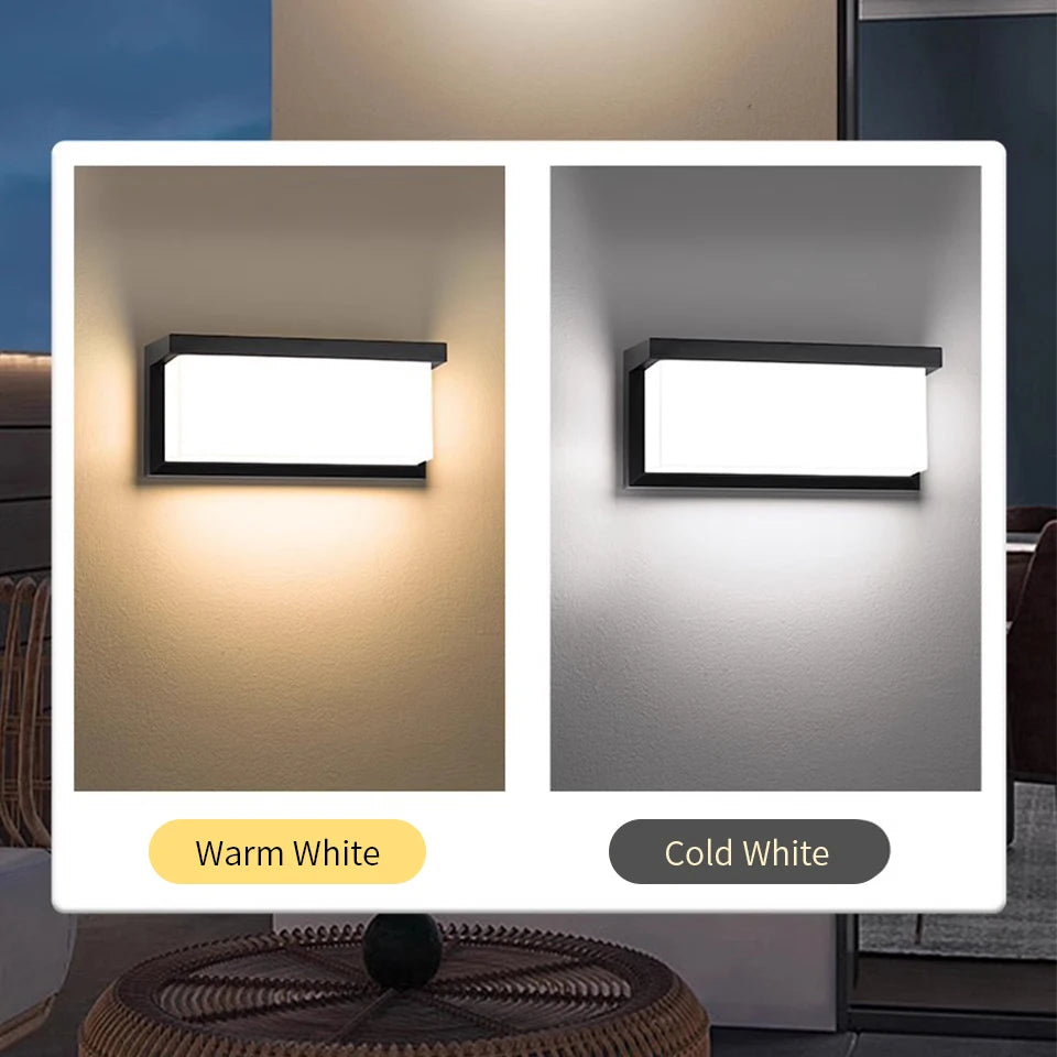LED Outdoor Wall Light with PIR Motion Sensor - Smarsty
