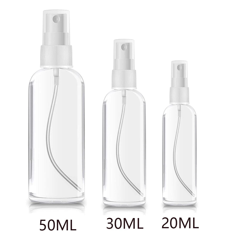 Transparent Refillable Spray Bottles for Travel Convenience - Smarsty