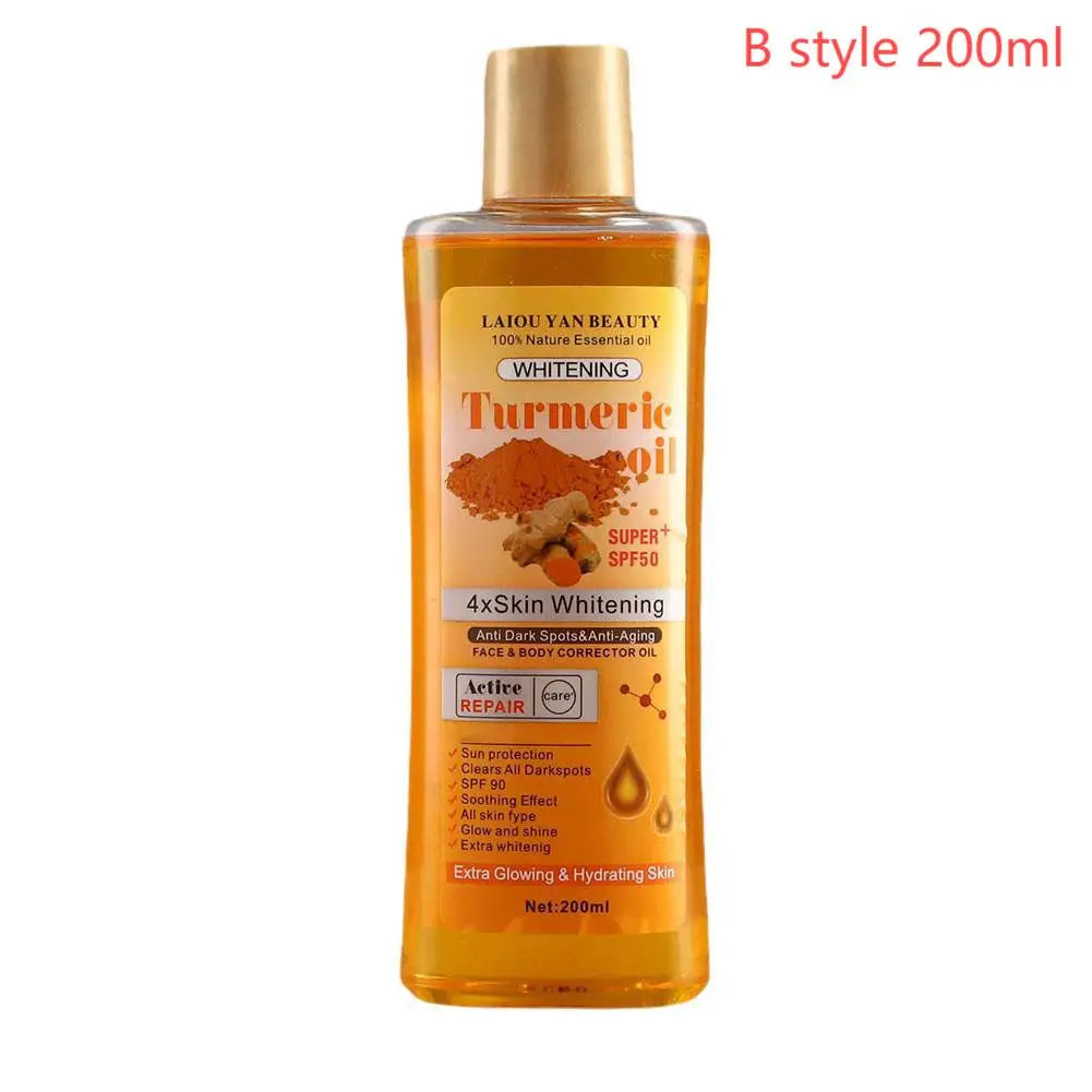 Turmeric Essential Oil Skin Care Massage Oil 200ml - Smarsty
