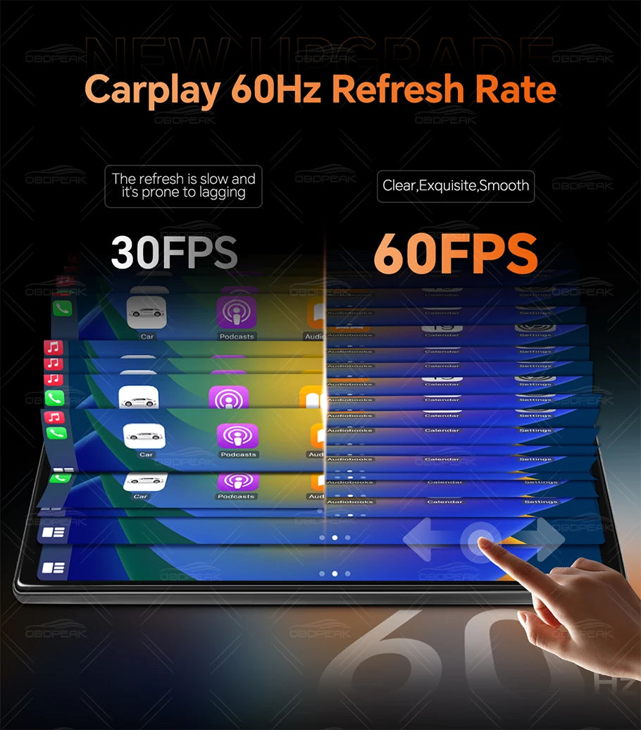 4K Car Dash Cam With Wireless CarPlay And GPS Navigation - Smarsty