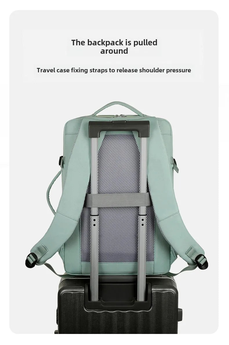 2025Men Women's Bag Large Capacity Journey Multifunction Backpack With Shoe Storage Multilayer Dry And Wet Separation Waterproof