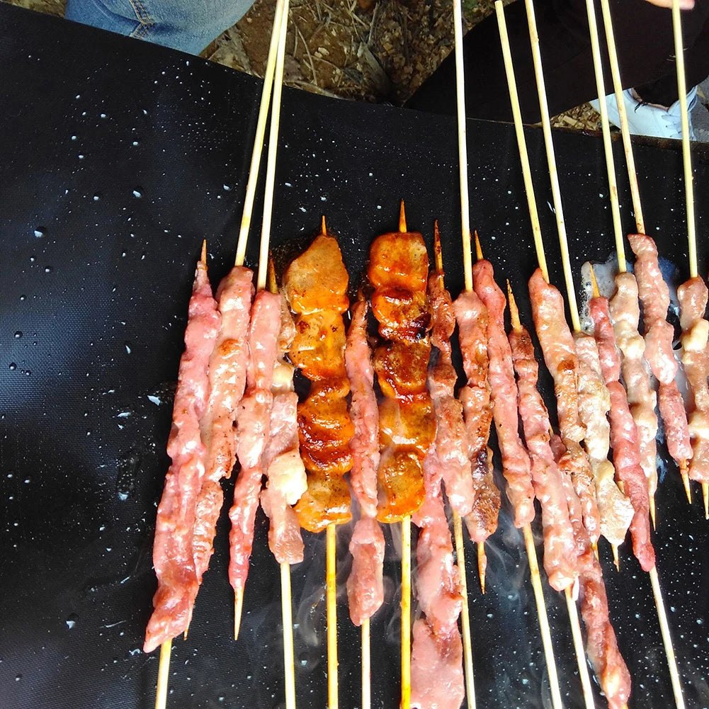 Non-Stick BBQ Grill Mat for Easy Cleanup - Smarsty