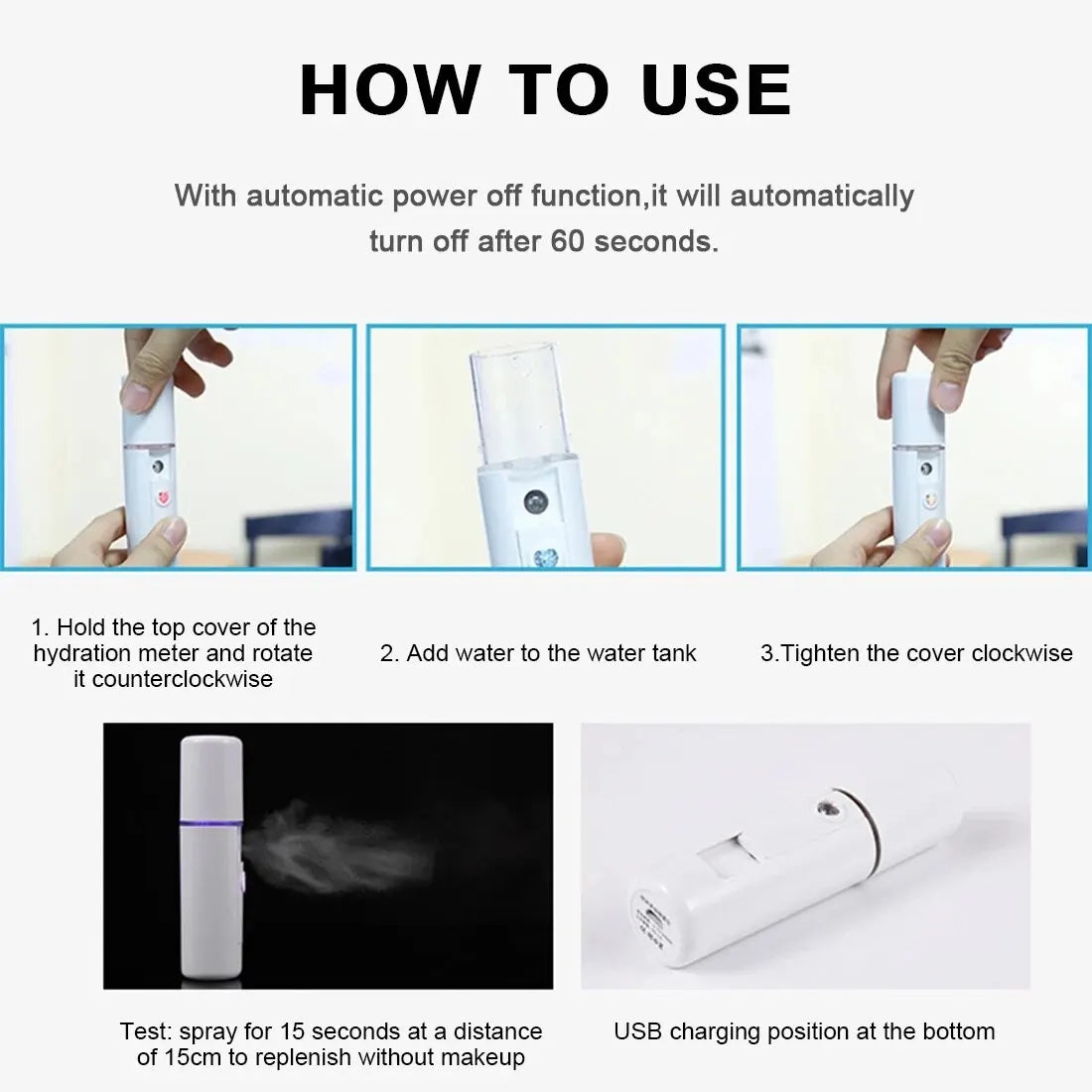 Nano Face Steamer Hydrating Facial Sprayer for Youthful Skin - Smarsty