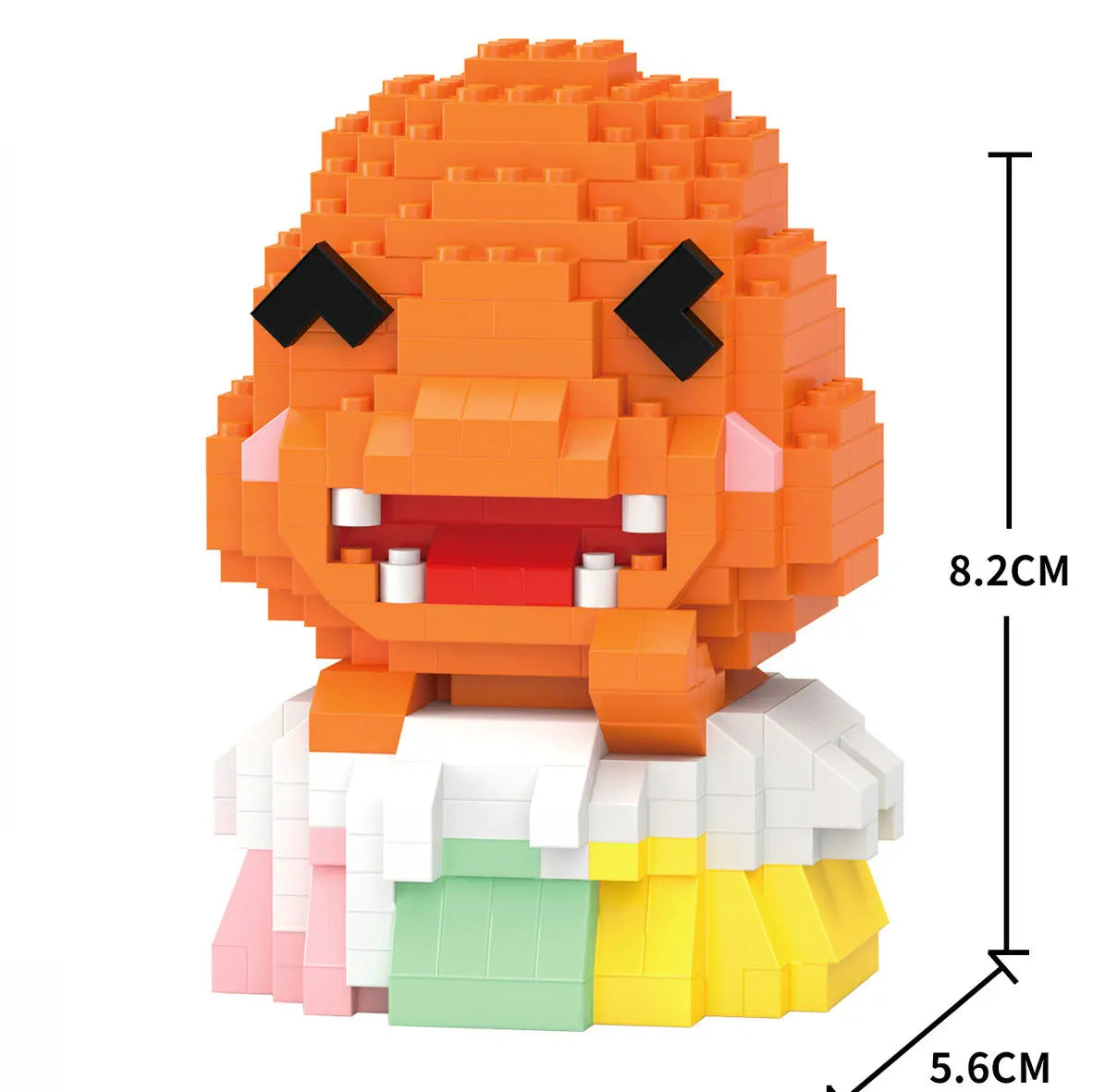 DIY Pokemon Blocks Small Cartoon Mini Building Block Pikachu Charizard Eevee Mewtwo Anime Assemble Action Model Dolls Toys by Smarsty