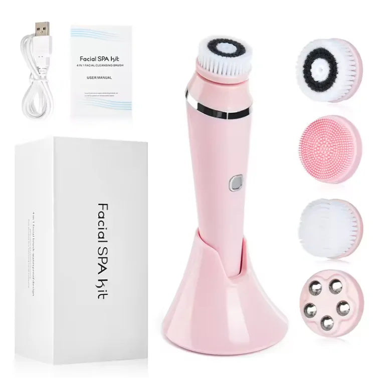 Electric Facial Cleansing Brush with Sonic Technology - Smarsty