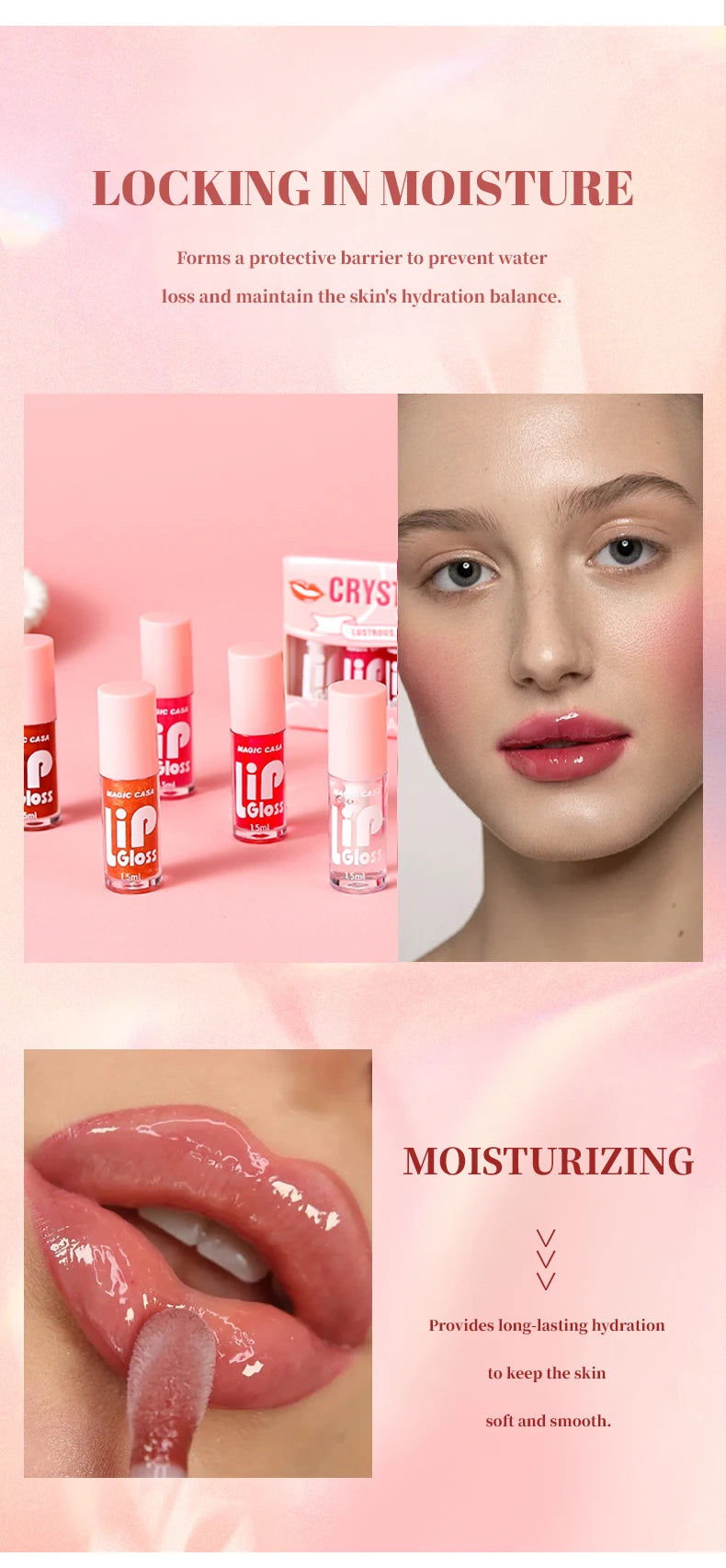 Magic Casa Hydrating Jelly Lip Oil Set of 6 - Smarsty