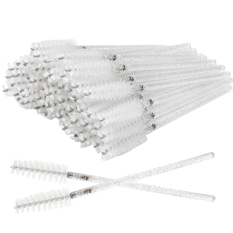 100 Pcs Disposable Eyelash Brushes for Easy Makeup Application - Smarsty
