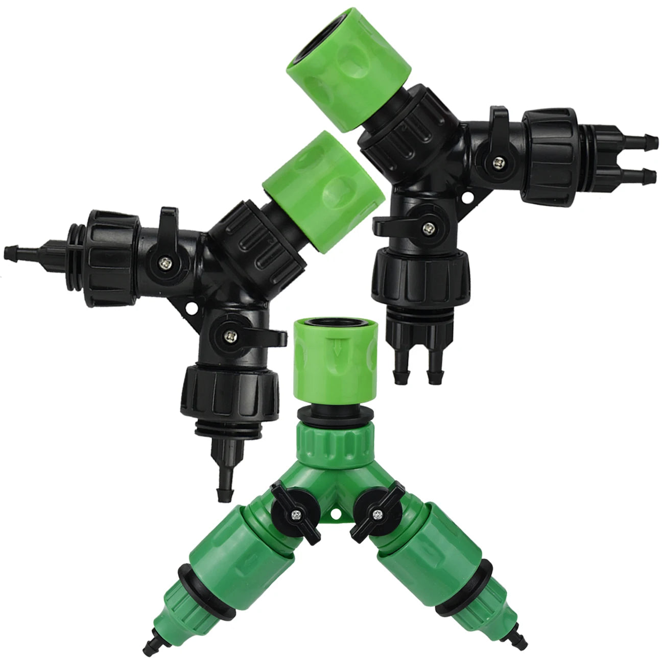 KESLA 4-Way Drip Irrigation Tap Adapter for Gardens - Smarsty