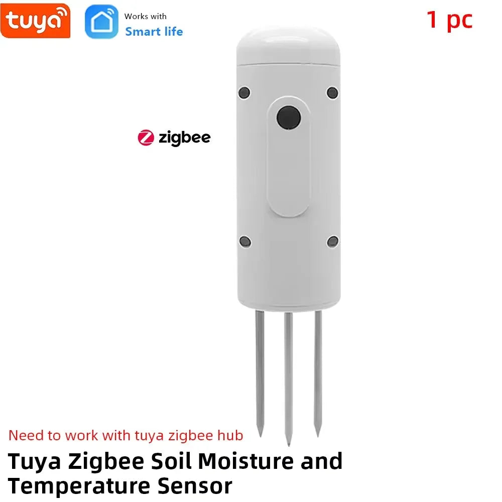 Tuya Zigbee Soil Moisture Sensor and Water Valve System - Smarsty