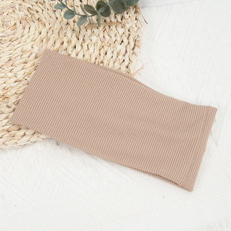 Elastic Solid Color Headbands For Running Non Slip Comfort - Smarsty