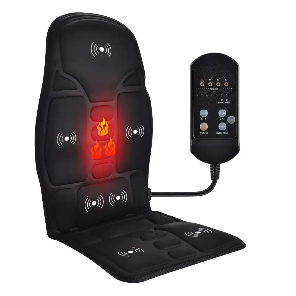 Electric Massage Chair Pad with Heating and Vibration - Smarsty