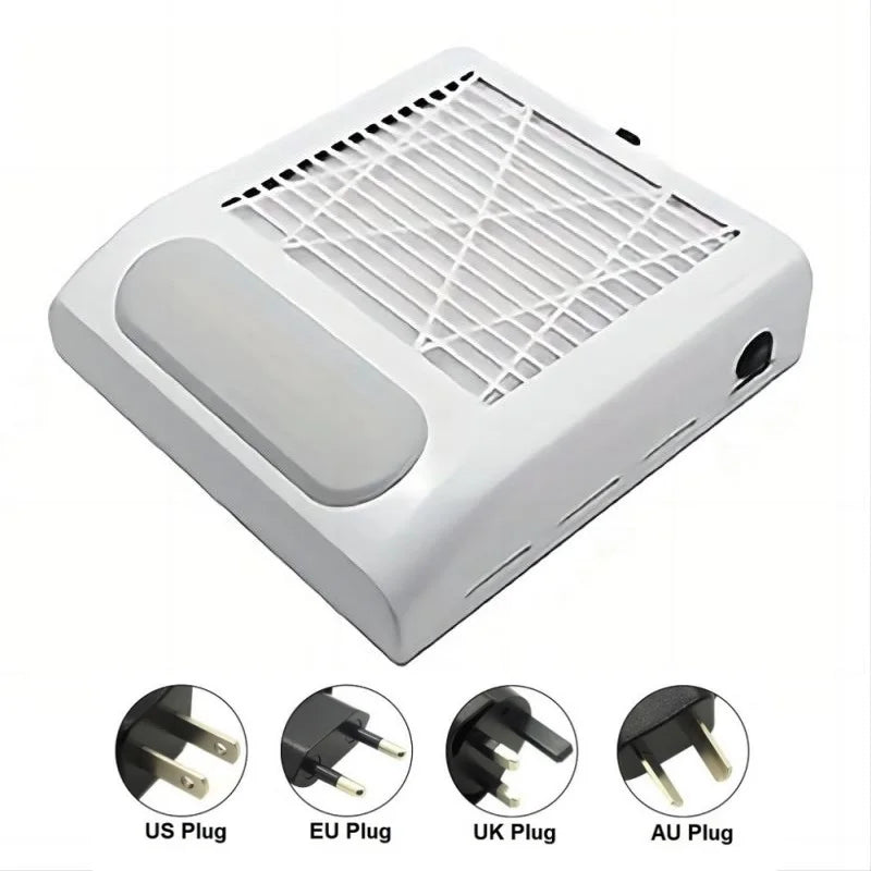 80W Nail Dust Collector Powerful Vacuum for Salon - Smarsty
