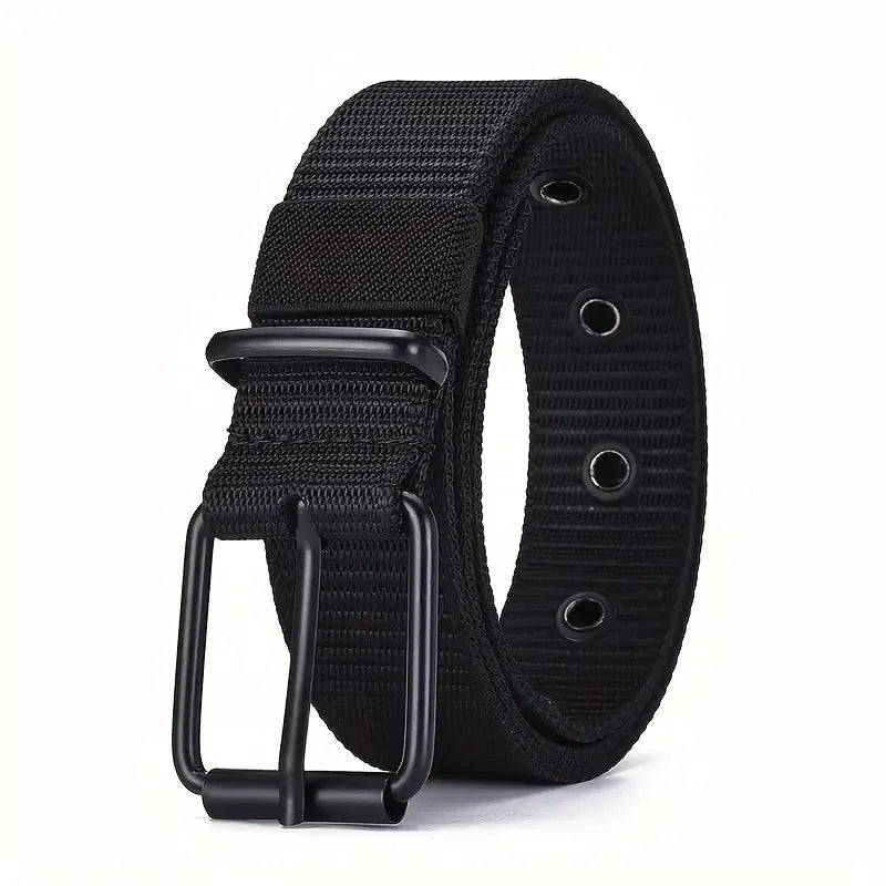 Mens Durable Nylon Canvas Belt Heavy Duty Tactical Workbelt - Smarsty