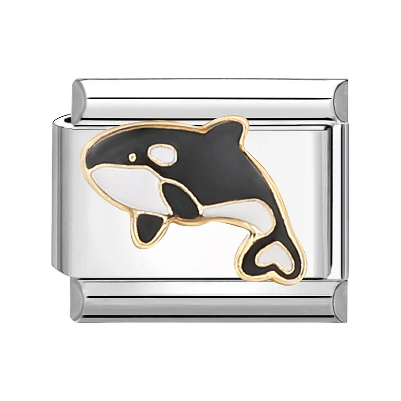 Italian Stainless Steel Charm Links For 9mm Bracelets - Smarsty