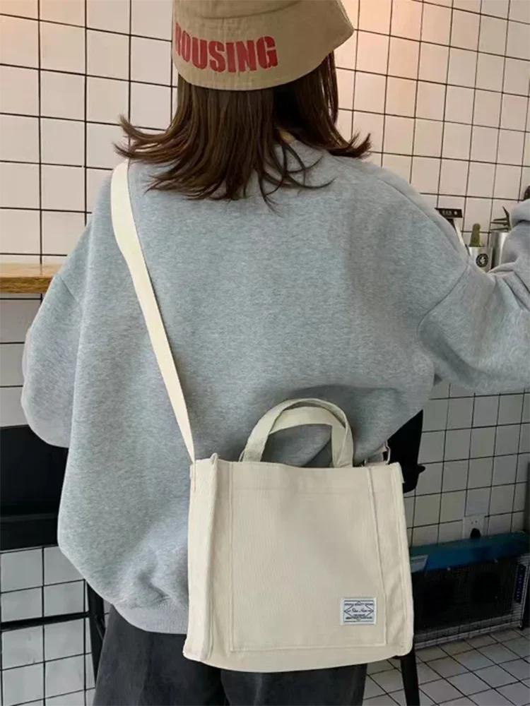 Corduroy Women Handbag Large Capacity Shoulder Bag - Smarsty