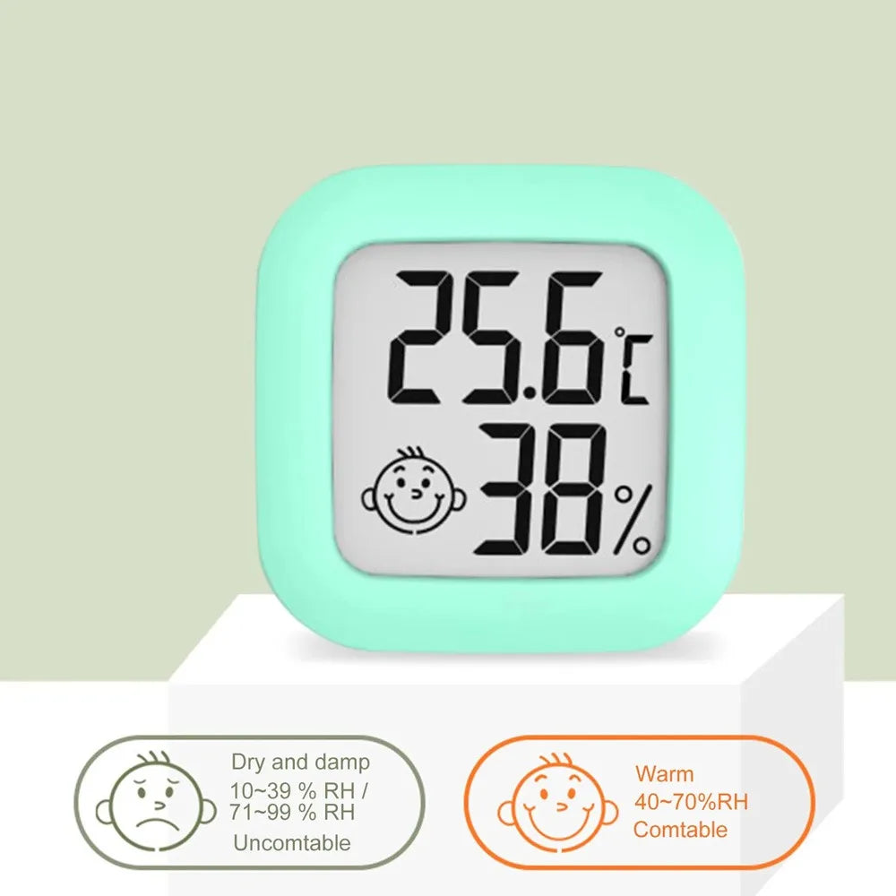 Digital Thermometer Hygrometer Indoor Room Temperature LCD Electronic Humidity Meter Sensor Gauge Weather Station For Home - Smarsty