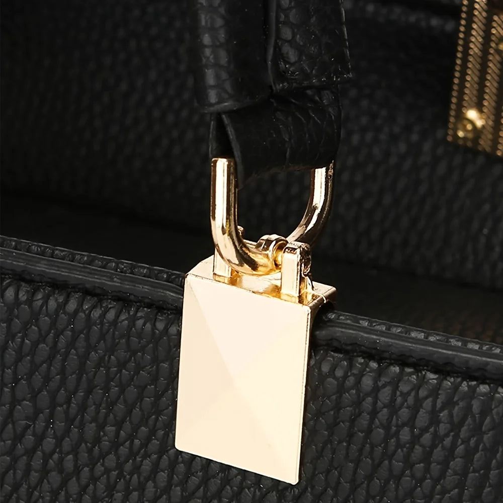 Elegant Bowknot Shoulder Bag With Multiple Compartments - Smarsty