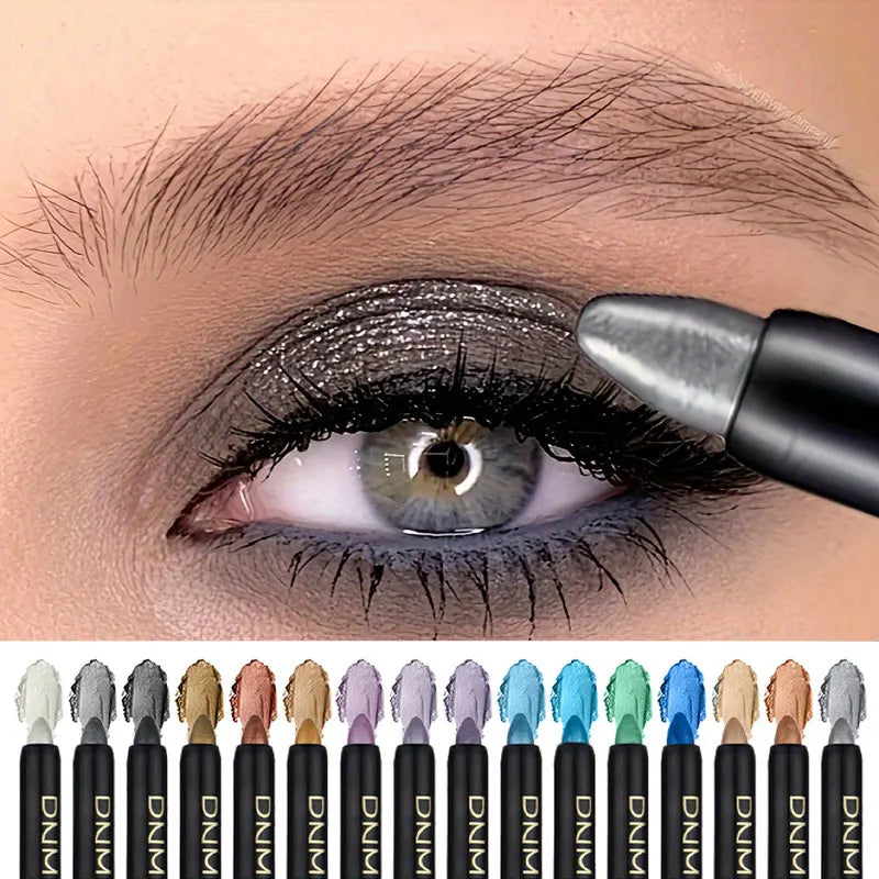 16 Colors Waterproof Pearlescent Eyeliner for Long-Lasting Makeup - Smarsty