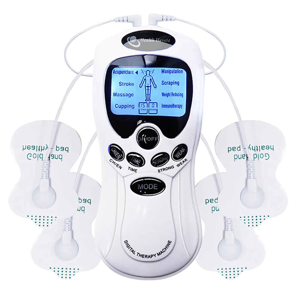 Electric Dual Output TENS Massage Machine for Full Body Relief - Smarsty
