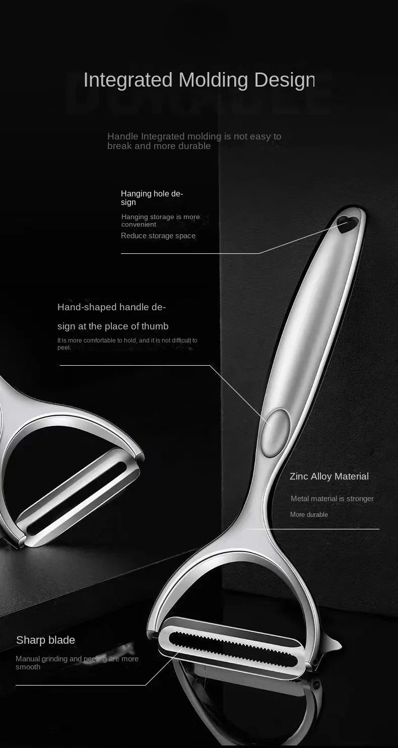 Vegetable Peeler Potato Carrot Peelers Stainless Steel Peeler with Ergonomic Non-Slip Handle & Sharp Blade Kitchen Tools by Smarsty