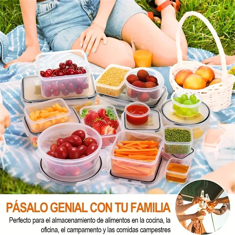 Kitchen Food Containers 12pcs-set,BPA FREE Lunch Box Sugar Cereals Storage Container by Smarsty