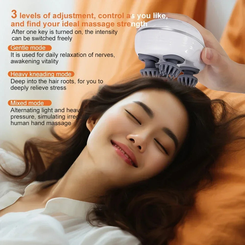 Infrared Scalp Massager for Hair Growth and Relaxation - Smarsty