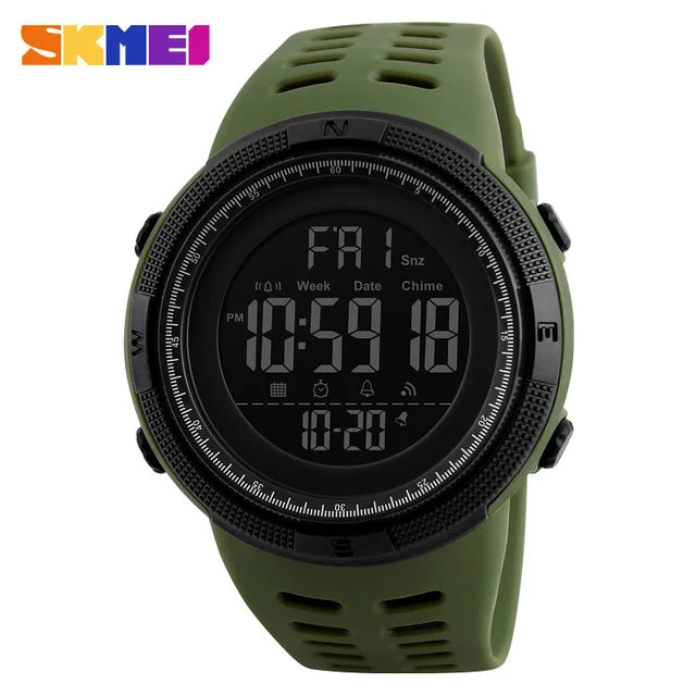 SKMEI 1251 Waterproof Digital Sports Watch for Men - Smarsty