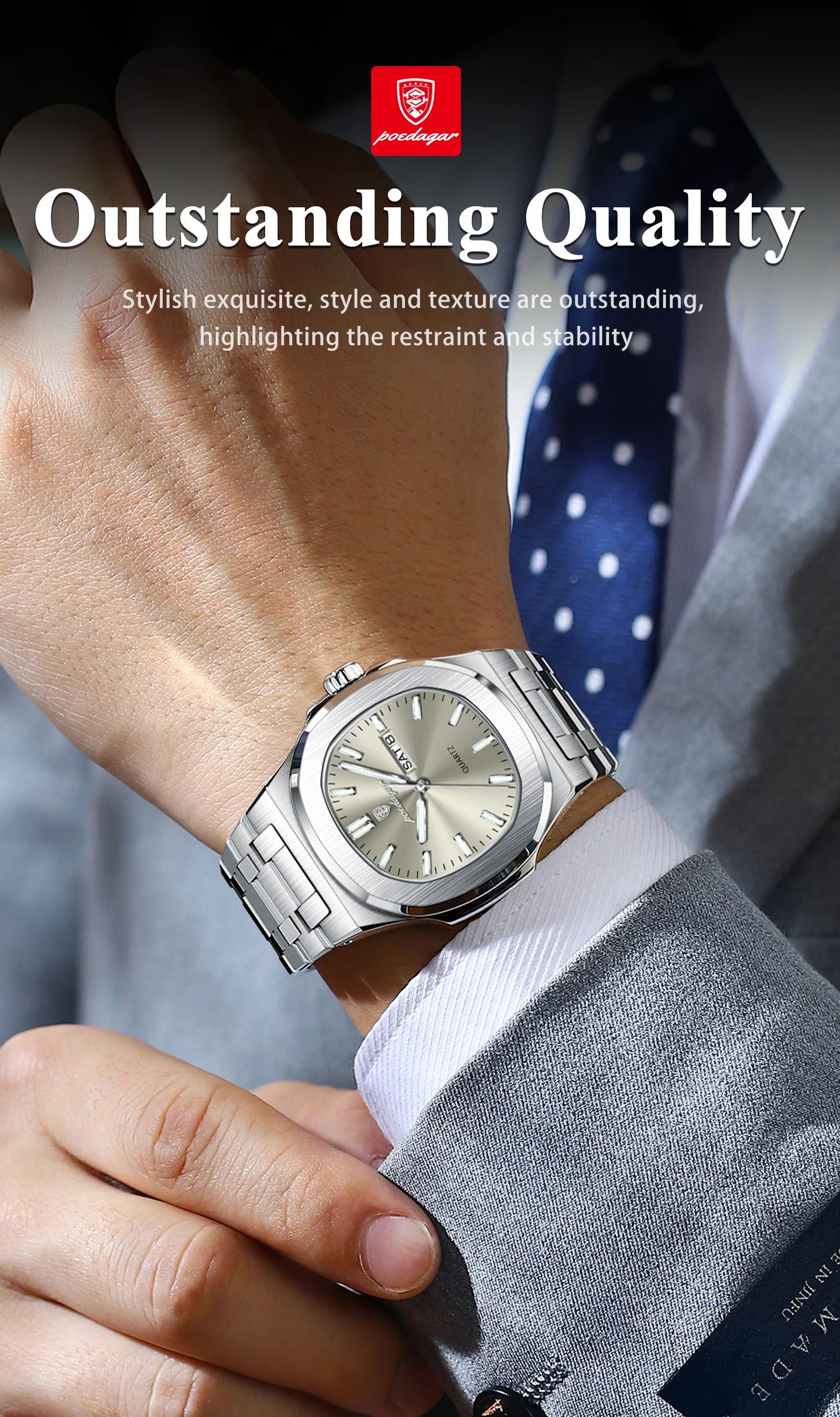 Luxury Waterproof Military Men's Watch with Luminous Feature - Smarsty