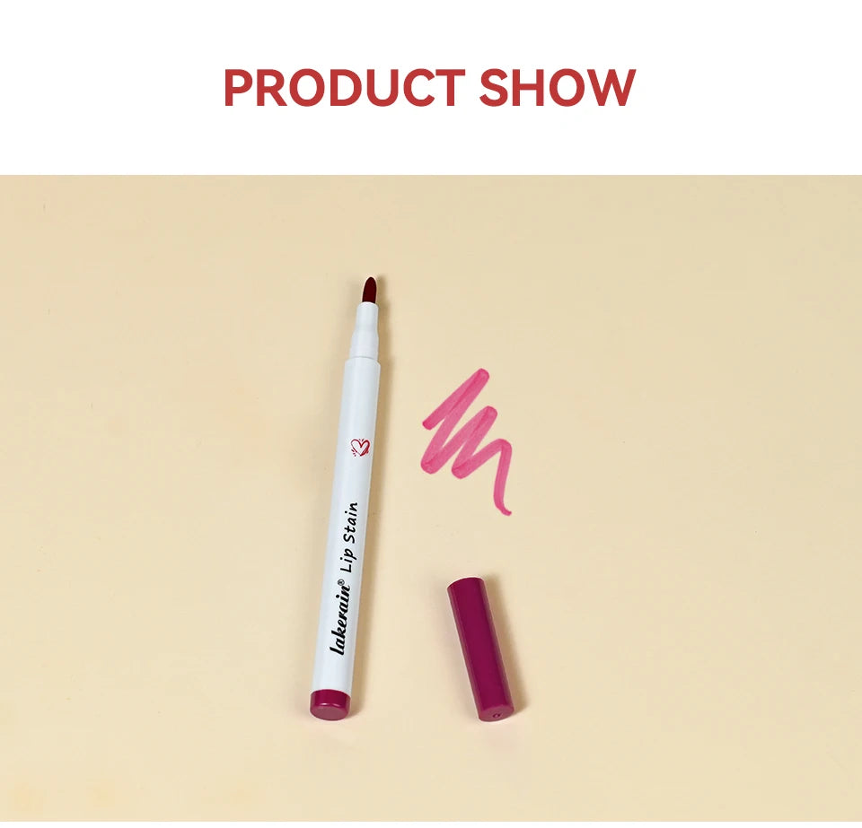 Lakerain Long-lasting Lip Gloss 6 Colors Matte Color Not Easy To Fade Non-stick Cup Silky Lip Gloss Wholesale ship for us