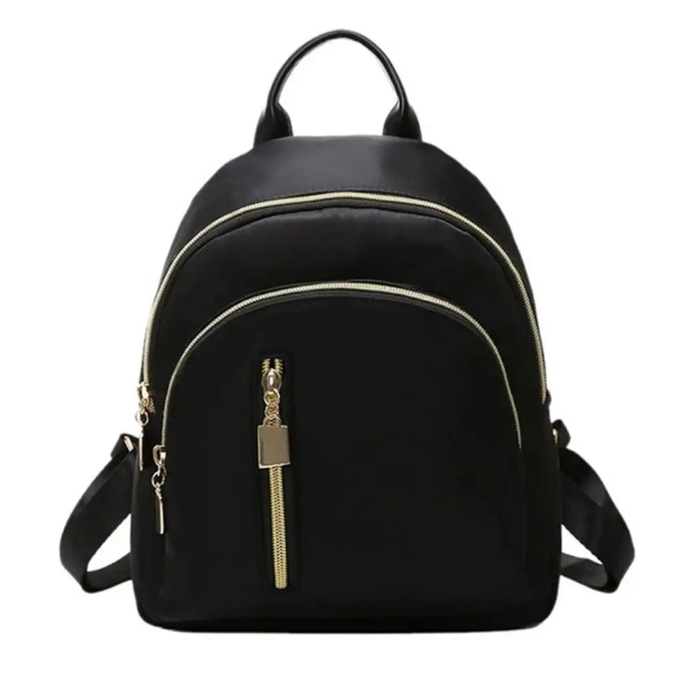 Women's Multi-Function Fashion Girl Oxford Daypack Travel Cute Mini Backpack Men Shoulder Bag Black Purse Hot - Smarsty