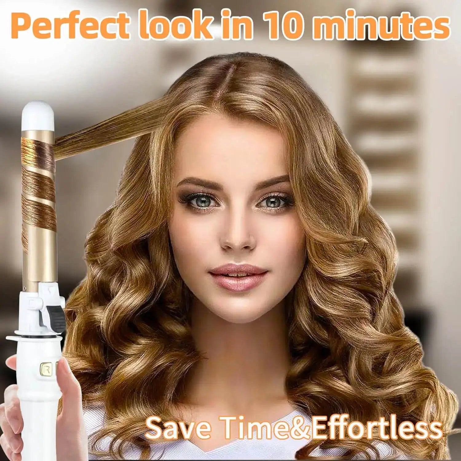 Automatic 28mm Hair Curling Wand for Professional Waves - Smarsty