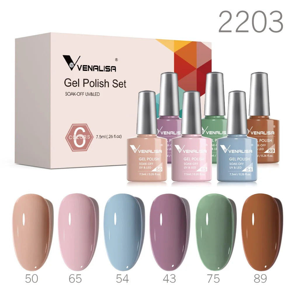 Venalisa HEMA Free Jelly Pink Nail Gel Kit - Smarsty