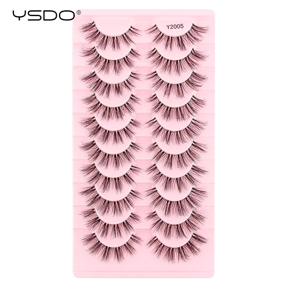 YSDO Natural Full Cat Eye False Eyelashes 3D Effect - Smarsty