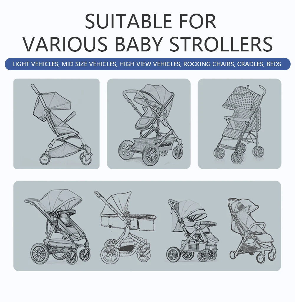 Portable Mosquito Net for Baby Stroller Protection - Smarsty