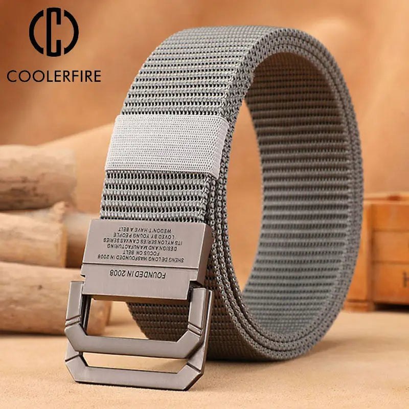 Men Tactical Nylon Canvas Belt Durable Military Strap - Smarsty
