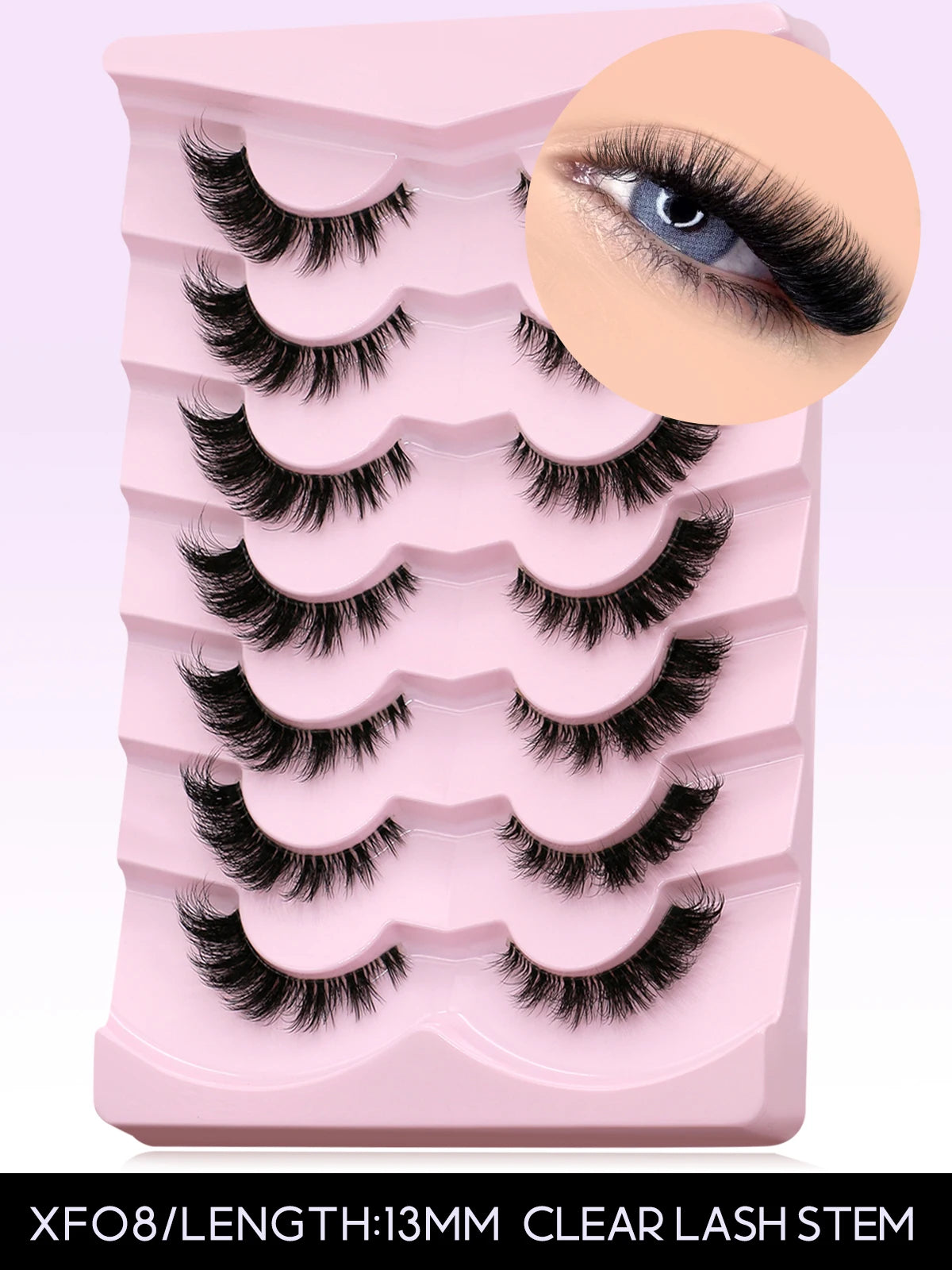 GROINNEYA Winged Cat Eye Faux Mink Lashes - Smarsty