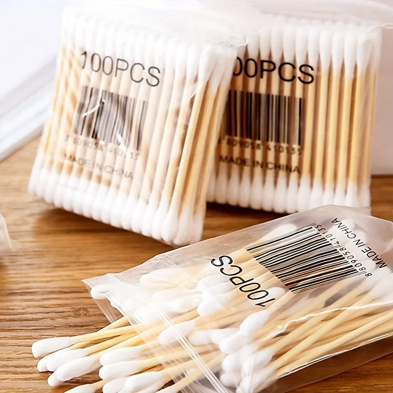 1000 Count Eco-Friendly Cotton Swabs for Makeup and Cleaning - Smarsty