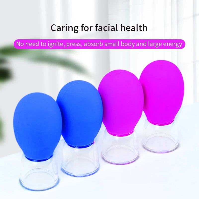 Silicone Cupping Massage Set for Anti-Aging Treatment - Smarsty