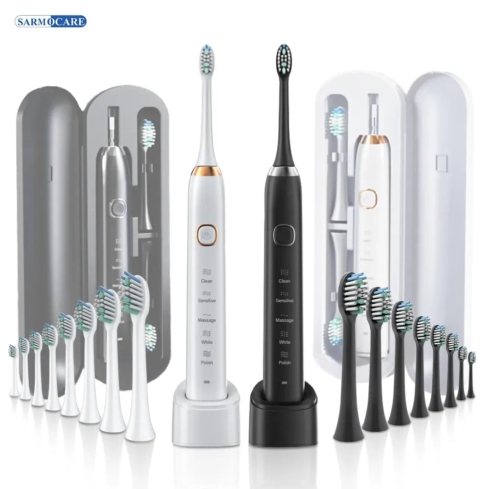 Sarmocare Sonic Electric Toothbrush for Deep Cleaning - Smarsty