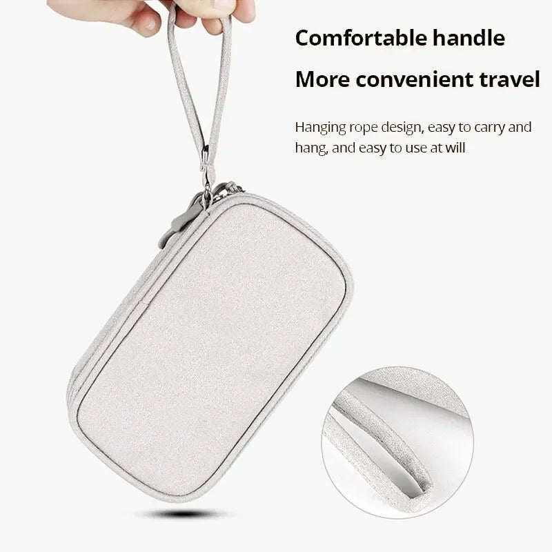 Portable Travel Cable Organizer Bag With Multi Layer - Smarsty