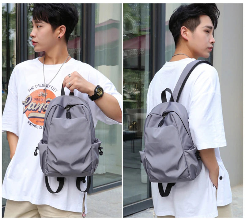 Sport Mini Men's Backpack Fashion Small Black Travel Rucksack Shoulder School Bag Canvas Designer Sports Backpacks Mochila Bags