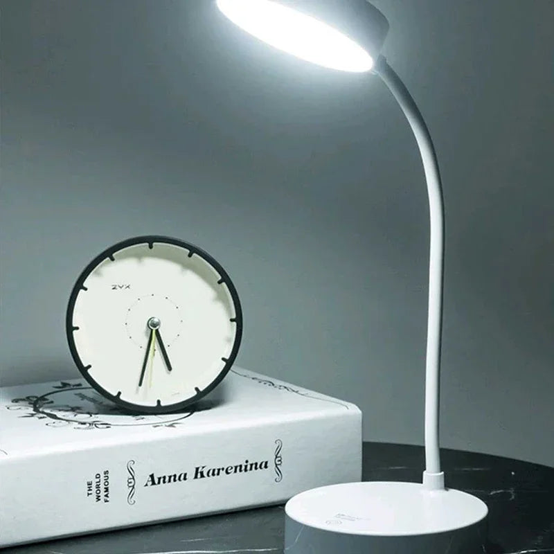 Flexible LED Desk Lamp with 3-Level Dimmer for Eye Care - Smarsty