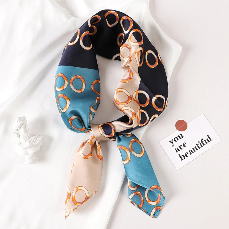 Luxury Silk Satin Scarf for Women with Sun Protection - Smarsty