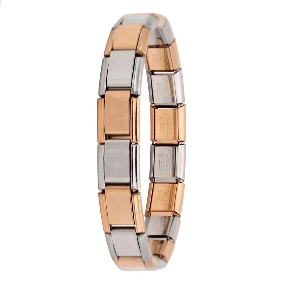 Hapiship Women's Italian Stainless Steel Charm Bracelet - Smarsty
