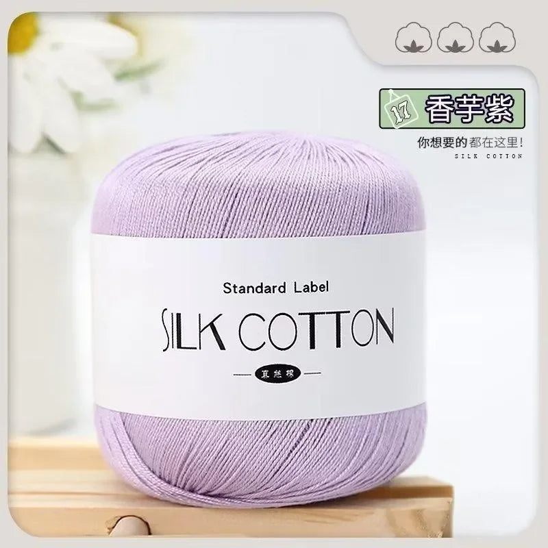 Silk Lace Cotton Yarn for Baby Knitting Supplies - Smarsty