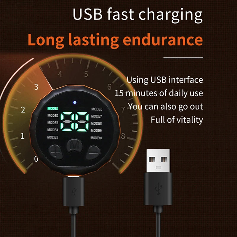 EMS Abdominal Muscle Trainer Belt for Body Slimming - Smarsty