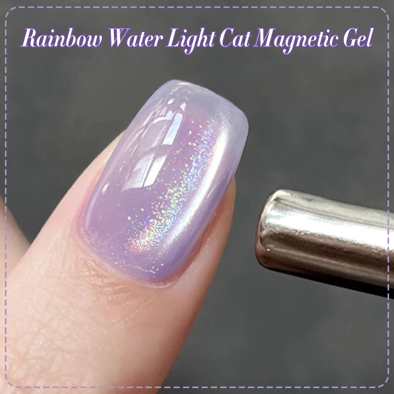 Born Pretty Rainbow Purple Magnetic Gel Nail Polish 10ml - Smarsty