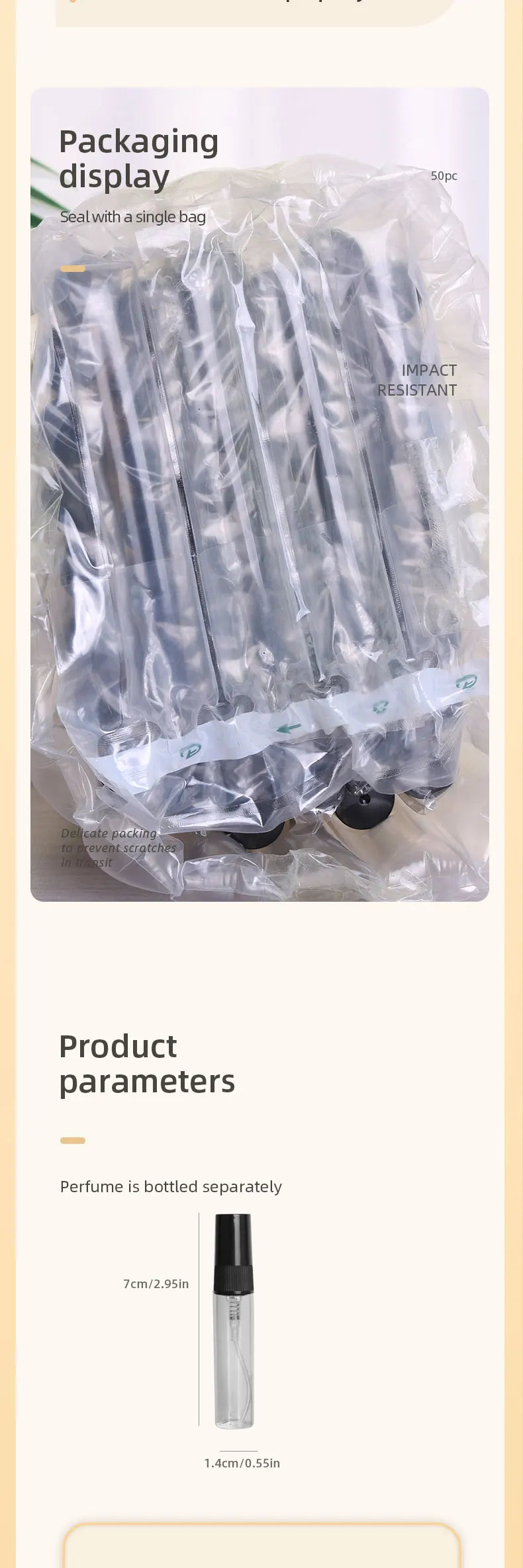 5ml Transparent Glass Perfume Spray Bottle Travel Size - Smarsty