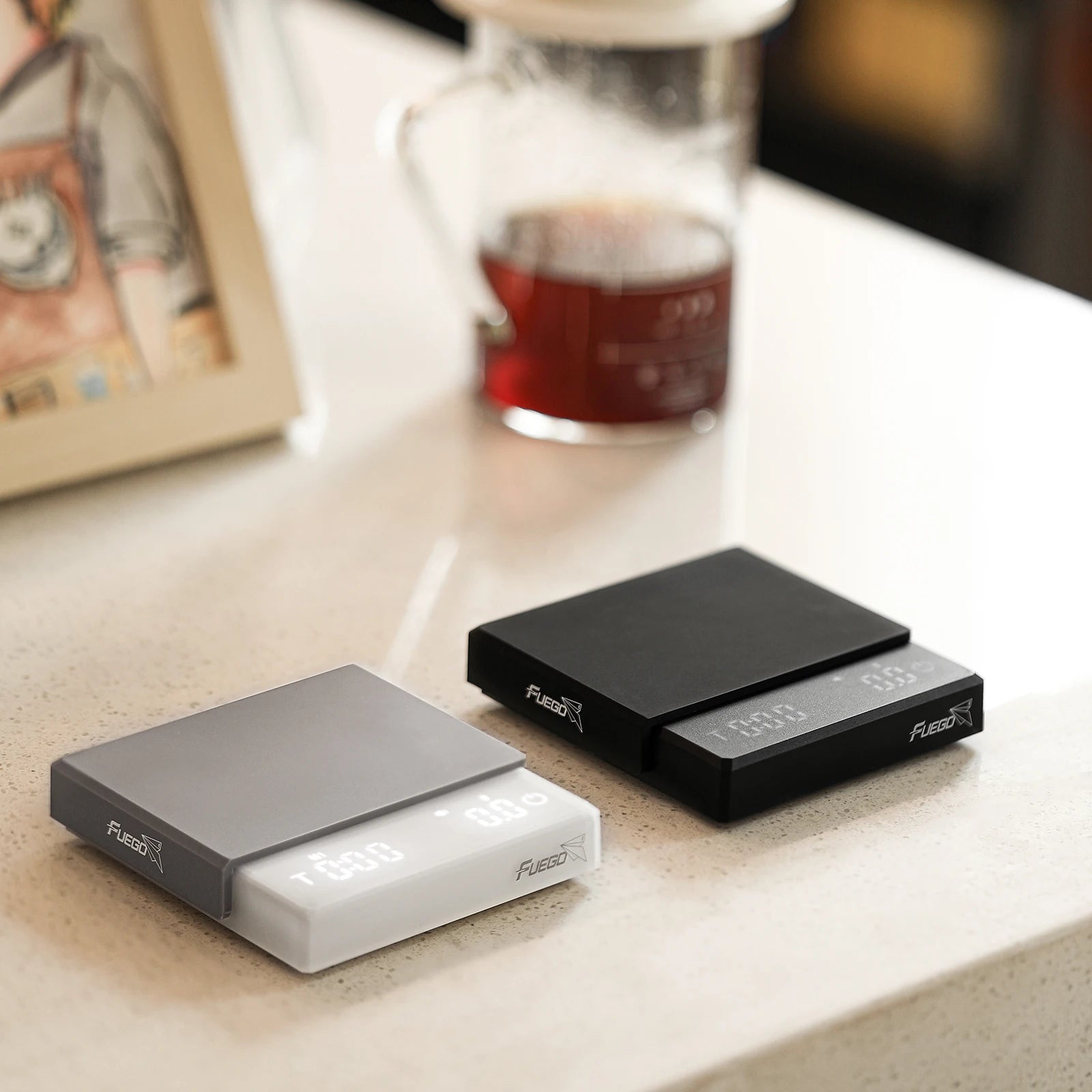 Fuego Digital Coffee Scale with Timer Precision - Smarsty