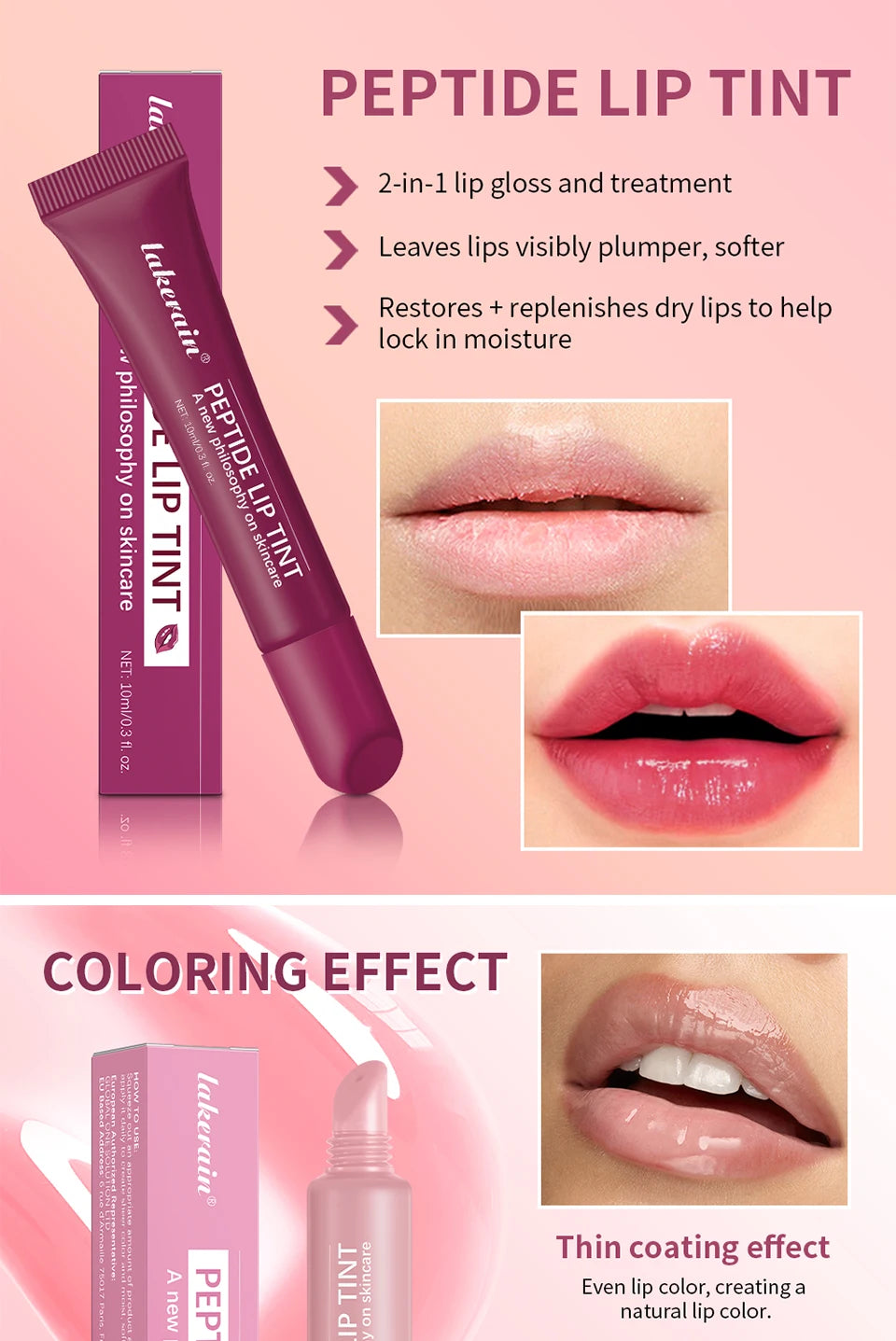 Moisturizing Lip Glaze Oil for Hydrated Lips - Smarsty